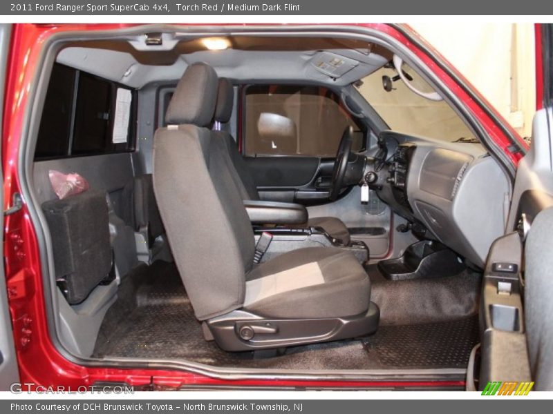 Torch Red / Medium Dark Flint 2011 Ford Ranger Sport SuperCab 4x4