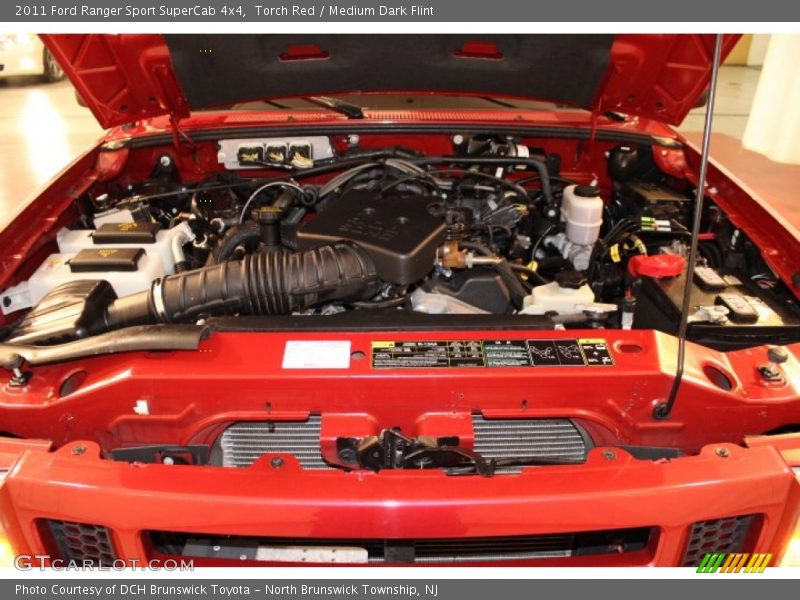 Torch Red / Medium Dark Flint 2011 Ford Ranger Sport SuperCab 4x4