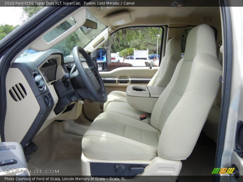  2010 F250 Super Duty XLT SuperCab Camel Interior