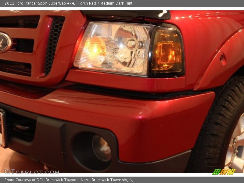 Torch Red / Medium Dark Flint 2011 Ford Ranger Sport SuperCab 4x4
