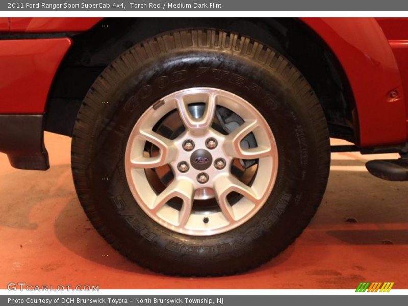 Torch Red / Medium Dark Flint 2011 Ford Ranger Sport SuperCab 4x4