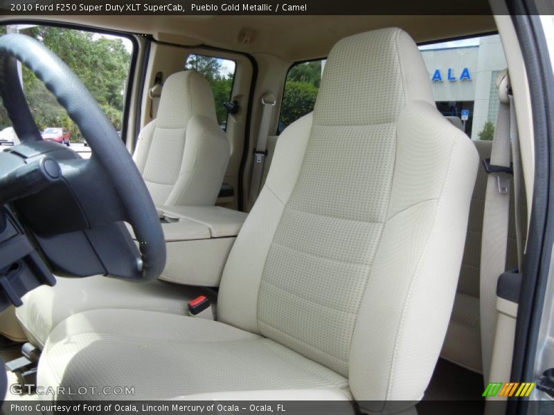 Pueblo Gold Metallic / Camel 2010 Ford F250 Super Duty XLT SuperCab