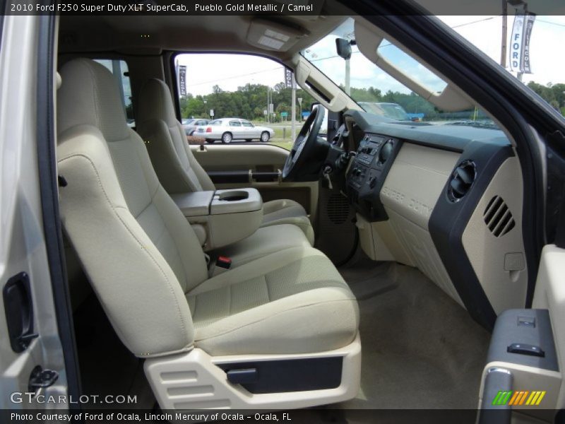 Pueblo Gold Metallic / Camel 2010 Ford F250 Super Duty XLT SuperCab