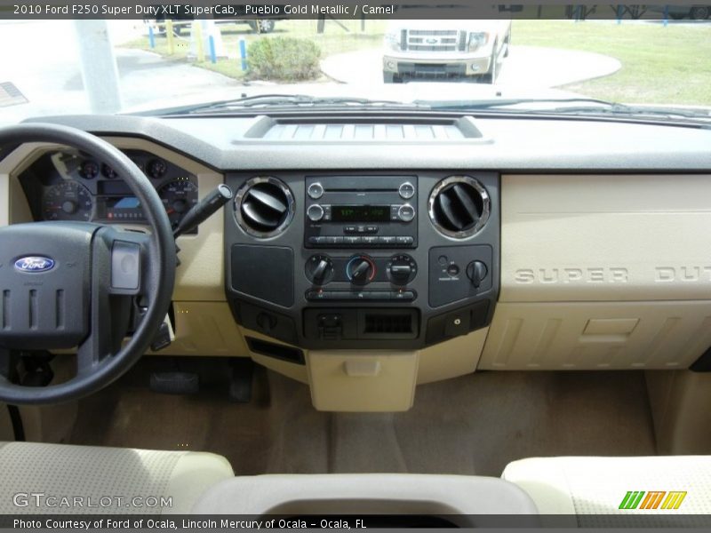 Pueblo Gold Metallic / Camel 2010 Ford F250 Super Duty XLT SuperCab