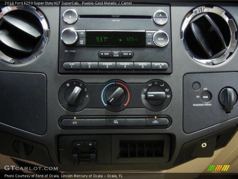 Controls of 2010 F250 Super Duty XLT SuperCab