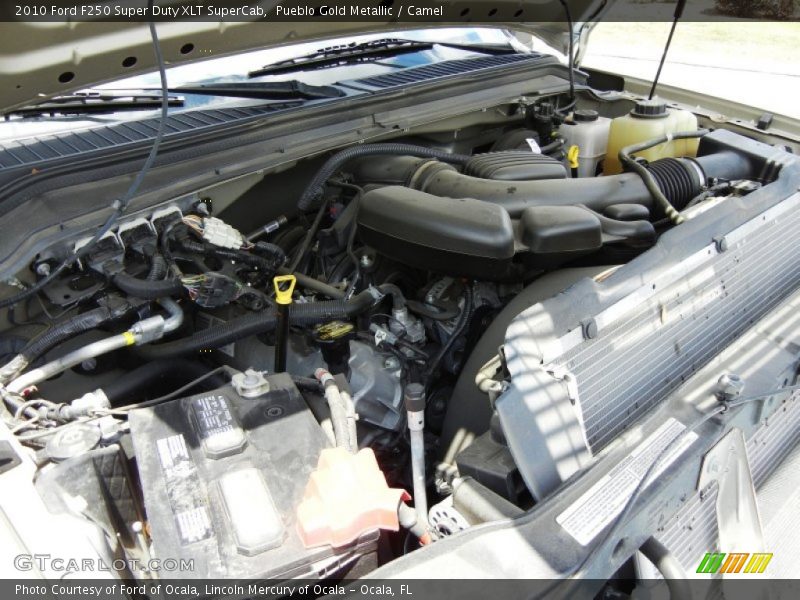 Pueblo Gold Metallic / Camel 2010 Ford F250 Super Duty XLT SuperCab