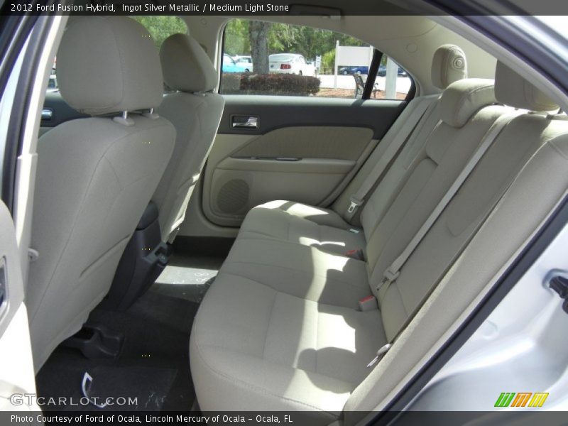 Ingot Silver Metallic / Medium Light Stone 2012 Ford Fusion Hybrid