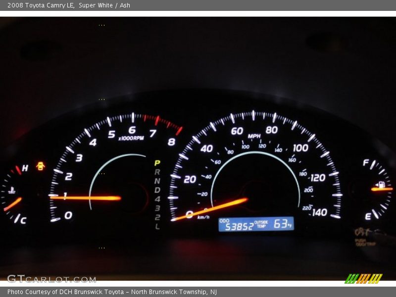 Super White / Ash 2008 Toyota Camry LE