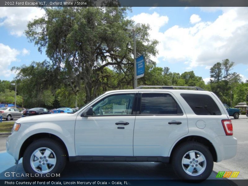 Oxford White / Stone 2012 Ford Escape XLT