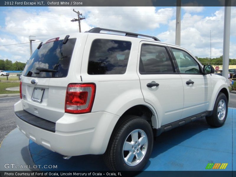 Oxford White / Stone 2012 Ford Escape XLT