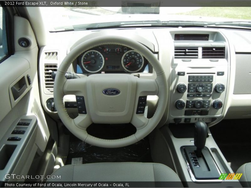 Oxford White / Stone 2012 Ford Escape XLT