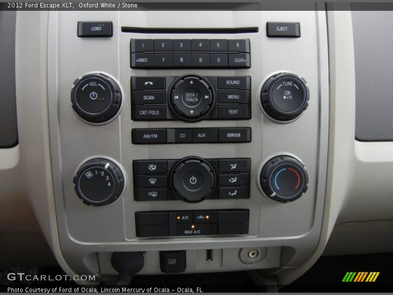 Oxford White / Stone 2012 Ford Escape XLT