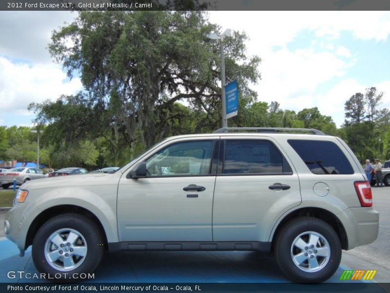 Gold Leaf Metallic / Camel 2012 Ford Escape XLT