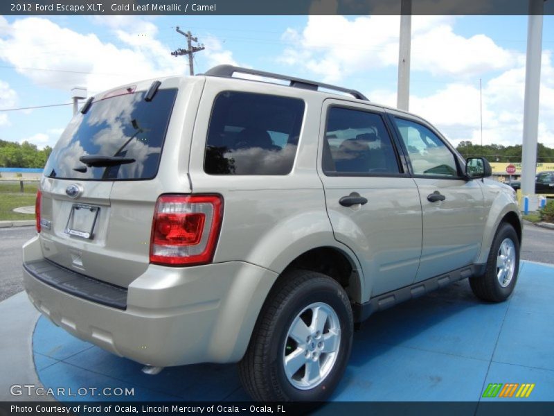 Gold Leaf Metallic / Camel 2012 Ford Escape XLT