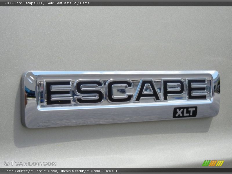 Gold Leaf Metallic / Camel 2012 Ford Escape XLT