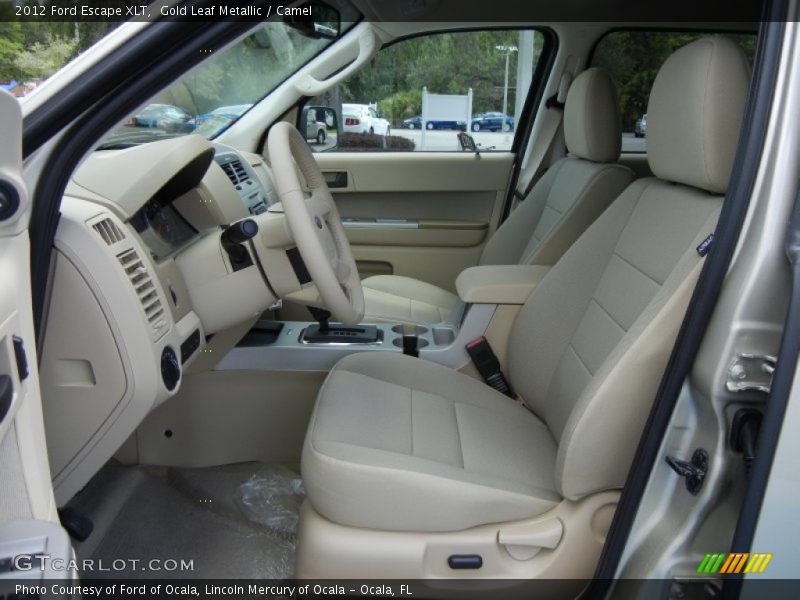 Gold Leaf Metallic / Camel 2012 Ford Escape XLT