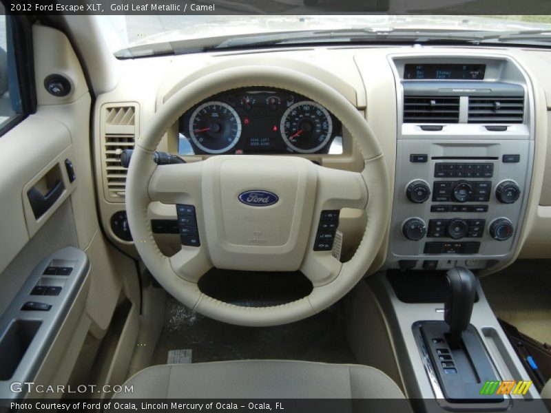 Gold Leaf Metallic / Camel 2012 Ford Escape XLT