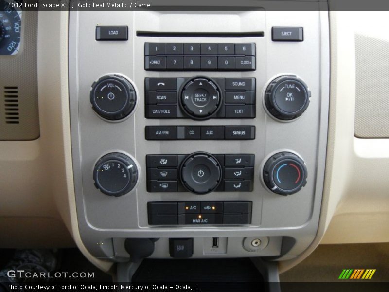 Gold Leaf Metallic / Camel 2012 Ford Escape XLT