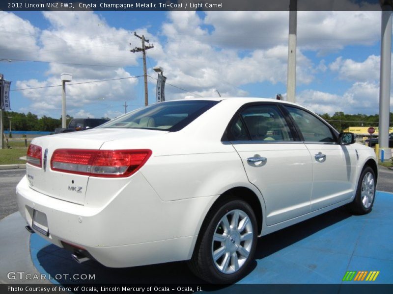 Crystal Champagne Metallic Tri-Coat / Light Camel 2012 Lincoln MKZ FWD