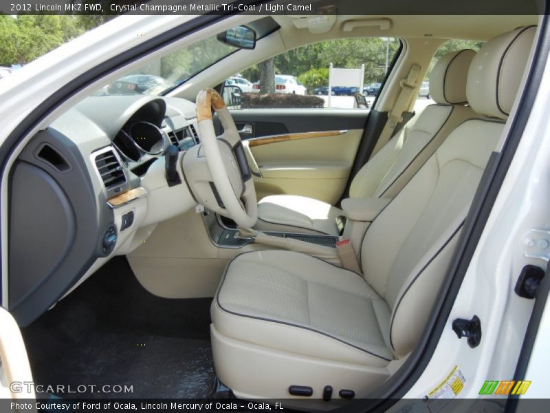Crystal Champagne Metallic Tri-Coat / Light Camel 2012 Lincoln MKZ FWD
