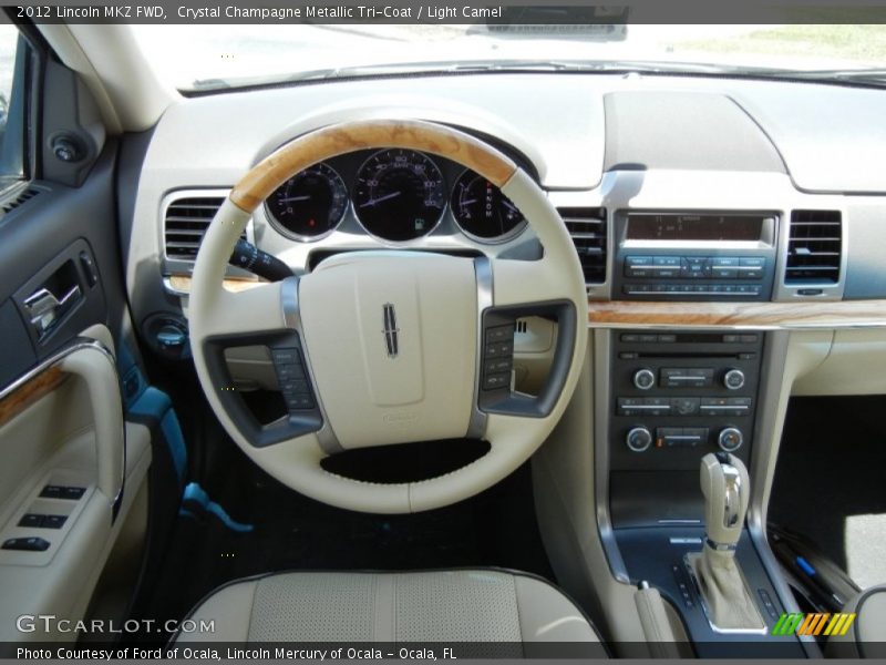 Crystal Champagne Metallic Tri-Coat / Light Camel 2012 Lincoln MKZ FWD
