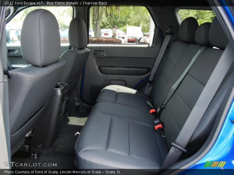 Blue Flame Metallic / Charcoal Black 2012 Ford Escape XLT