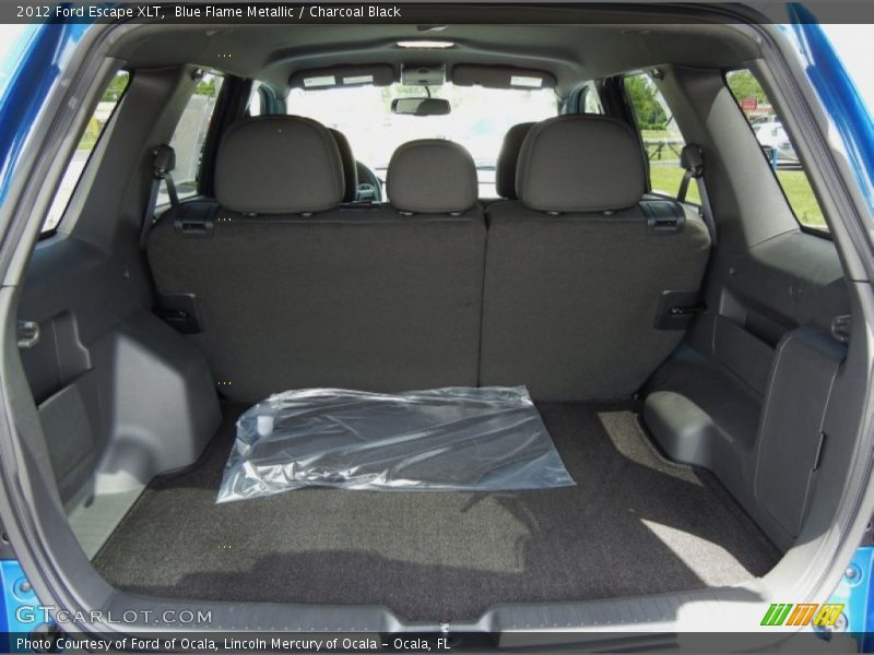 Blue Flame Metallic / Charcoal Black 2012 Ford Escape XLT