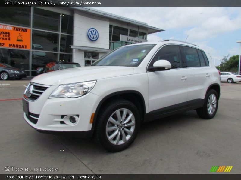 Candy White / Sandstone 2011 Volkswagen Tiguan SE