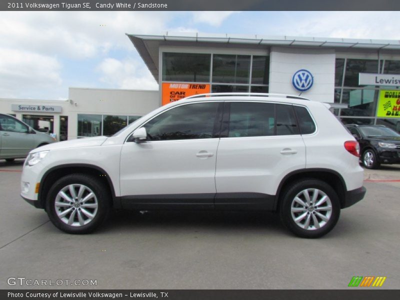 Candy White / Sandstone 2011 Volkswagen Tiguan SE