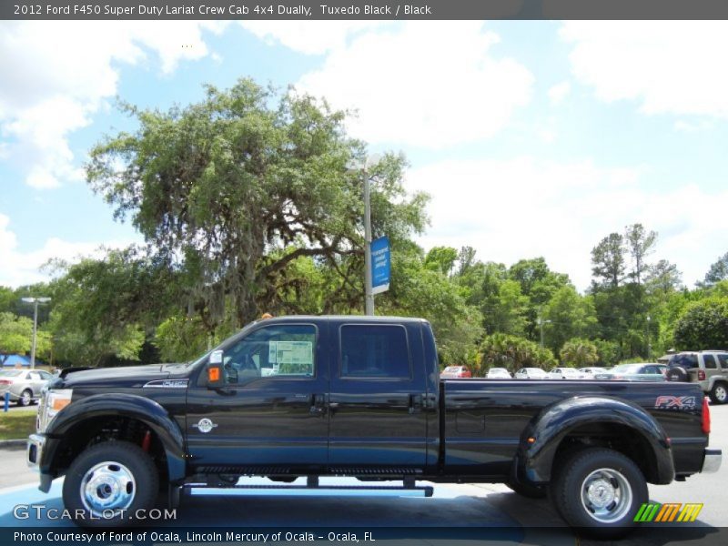  2012 F450 Super Duty Lariat Crew Cab 4x4 Dually Tuxedo Black