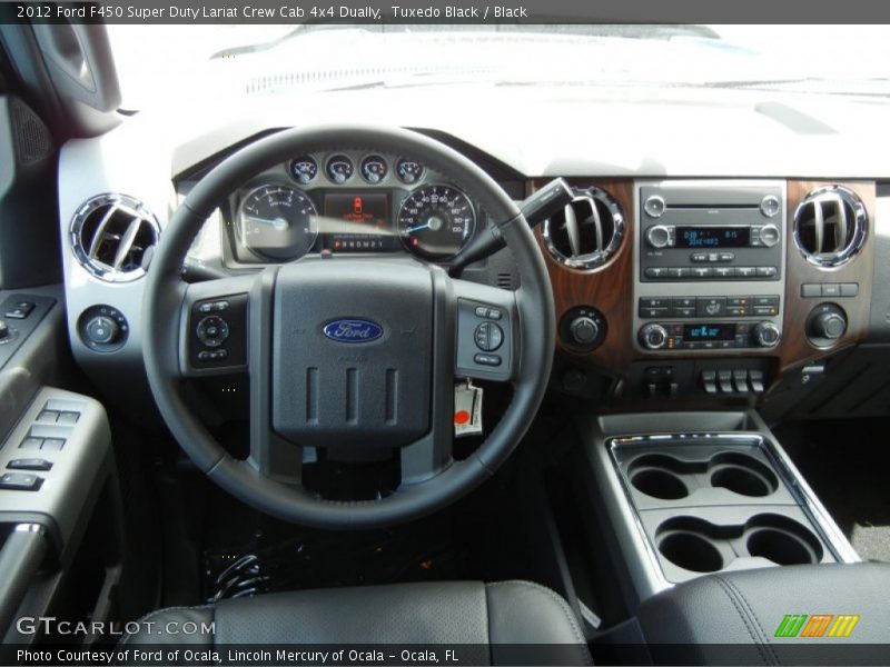 Dashboard of 2012 F450 Super Duty Lariat Crew Cab 4x4 Dually