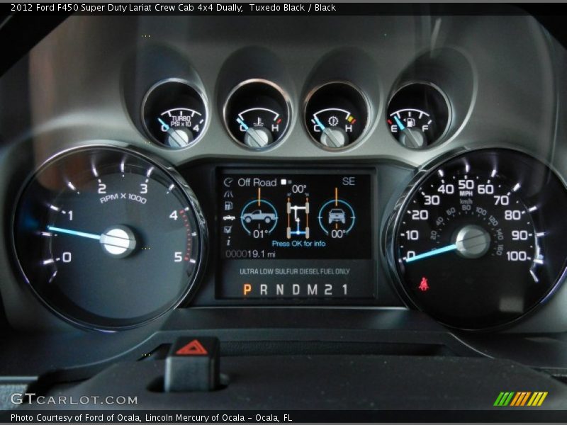  2012 F450 Super Duty Lariat Crew Cab 4x4 Dually Lariat Crew Cab 4x4 Dually Gauges