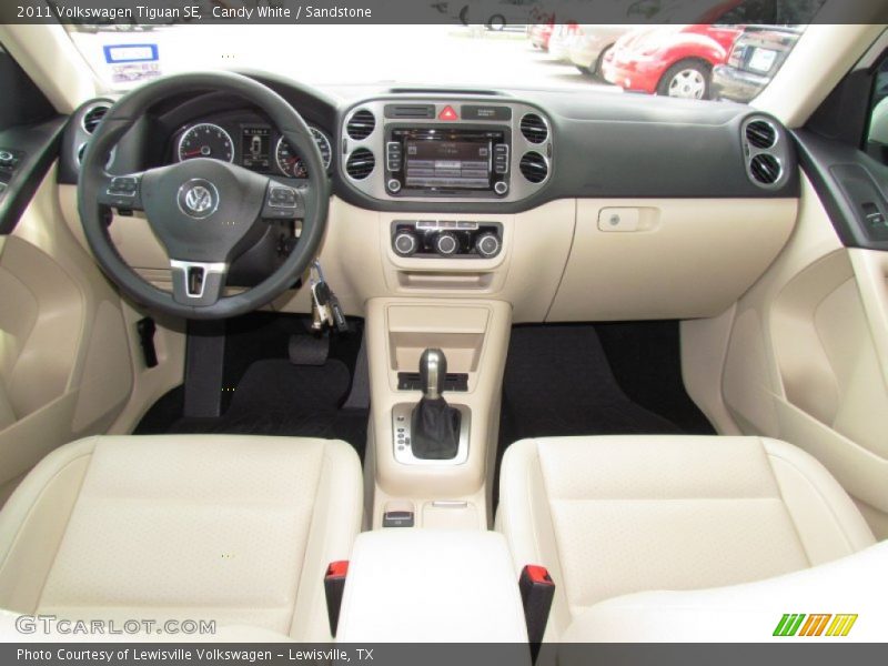 Candy White / Sandstone 2011 Volkswagen Tiguan SE