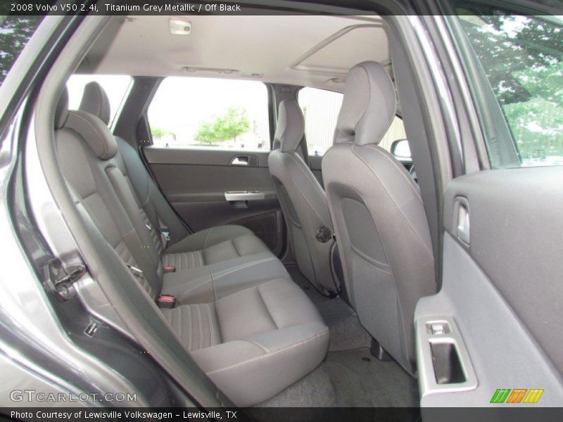 Titanium Grey Metallic / Off Black 2008 Volvo V50 2.4i