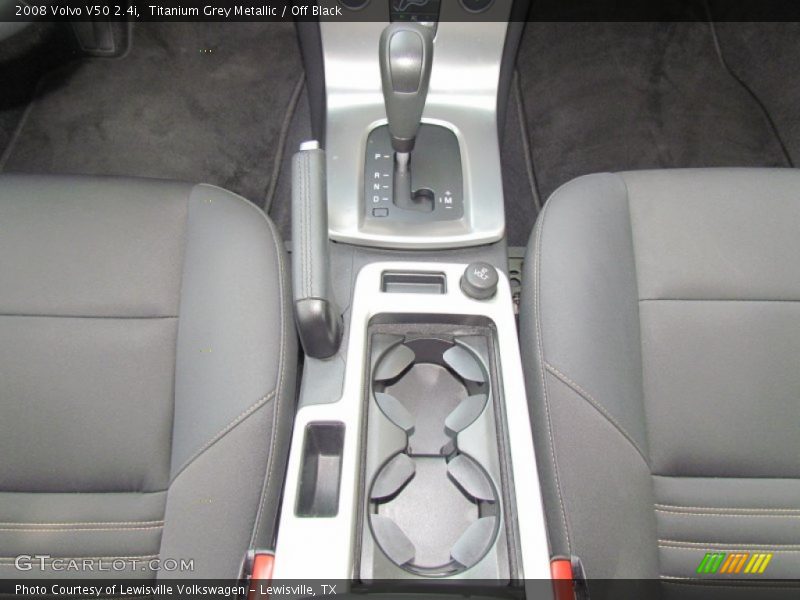 Titanium Grey Metallic / Off Black 2008 Volvo V50 2.4i