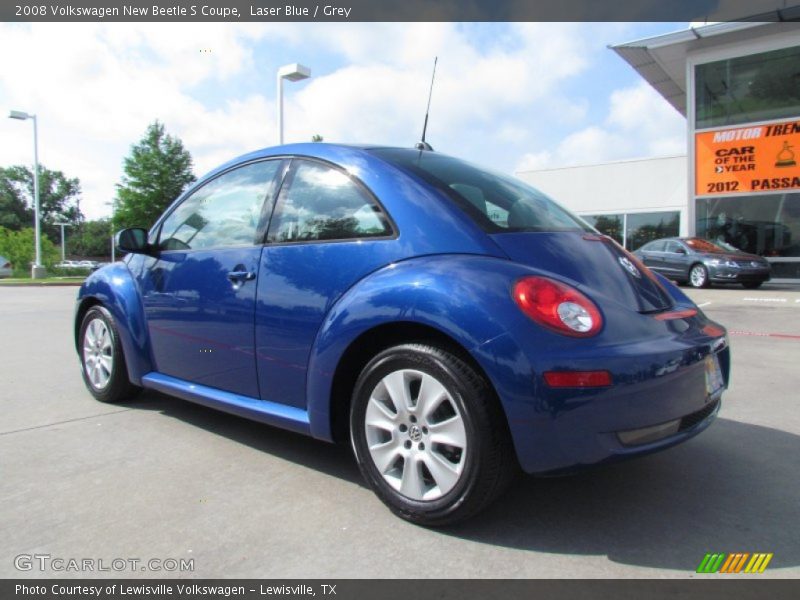 Laser Blue / Grey 2008 Volkswagen New Beetle S Coupe