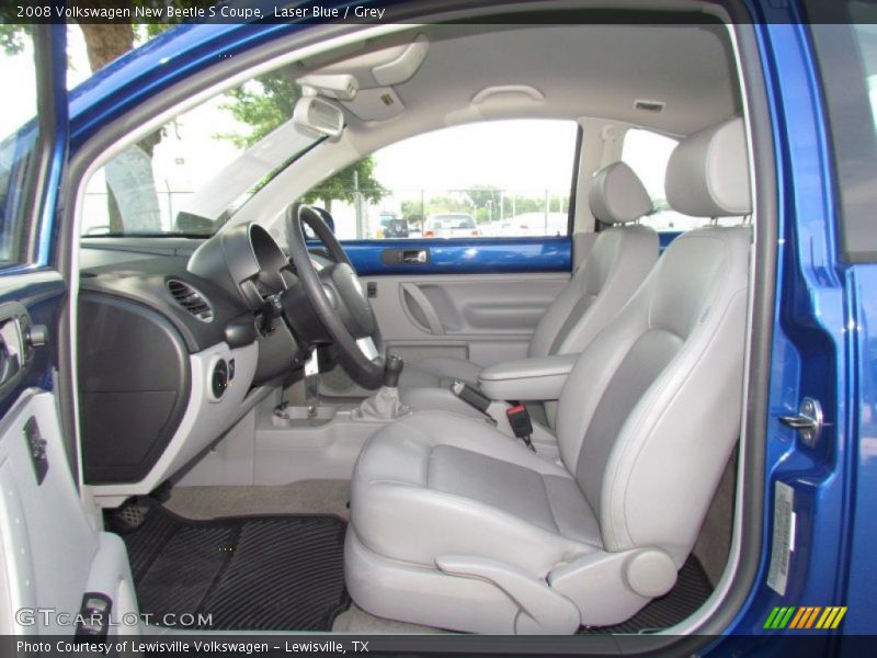 Laser Blue / Grey 2008 Volkswagen New Beetle S Coupe