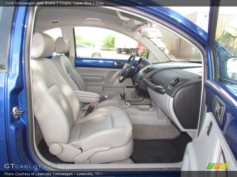 Laser Blue / Grey 2008 Volkswagen New Beetle S Coupe