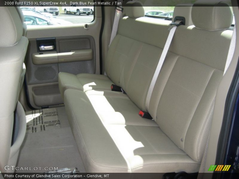 Dark Blue Pearl Metallic / Tan 2008 Ford F150 XL SuperCrew 4x4