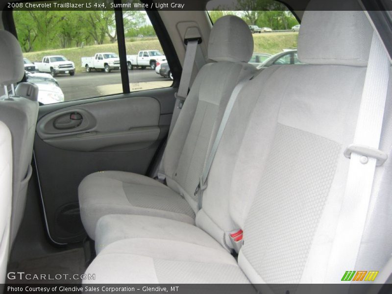 Summit White / Light Gray 2008 Chevrolet TrailBlazer LS 4x4