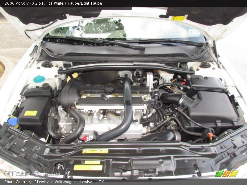 Ice White / Taupe/Light Taupe 2006 Volvo V70 2.5T