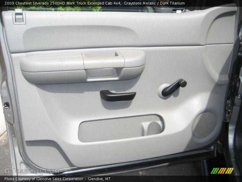 Graystone Metallic / Dark Titanium 2009 Chevrolet Silverado 2500HD Work Truck Extended Cab 4x4