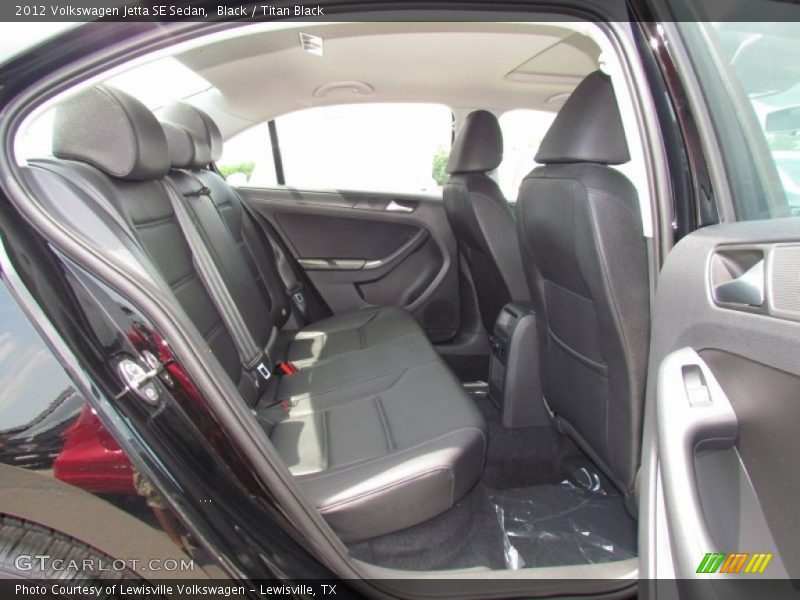 Black / Titan Black 2012 Volkswagen Jetta SE Sedan