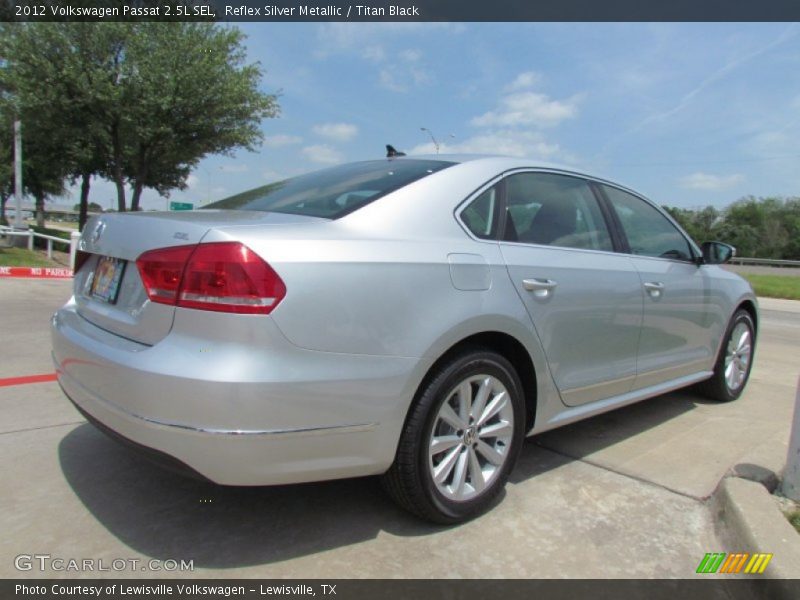 Reflex Silver Metallic / Titan Black 2012 Volkswagen Passat 2.5L SEL