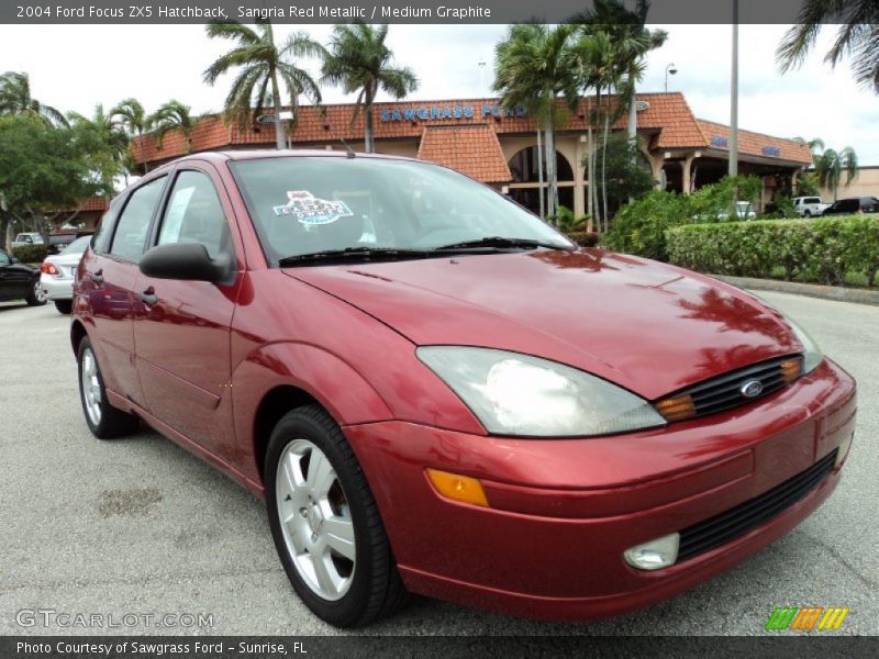 Sangria Red Metallic / Medium Graphite 2004 Ford Focus ZX5 Hatchback