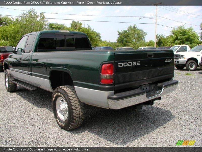 Forest Green Pearlcoat / Agate 2000 Dodge Ram 2500 SLT Extended Cab 4x4