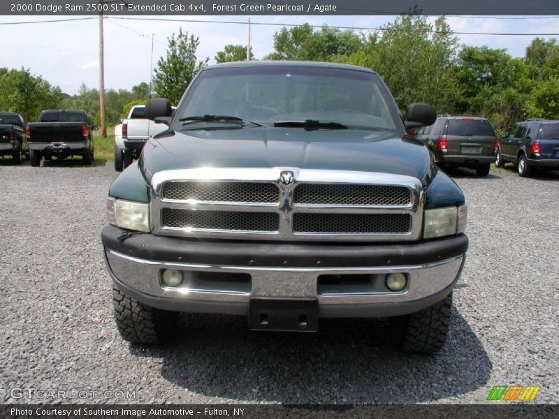 Forest Green Pearlcoat / Agate 2000 Dodge Ram 2500 SLT Extended Cab 4x4