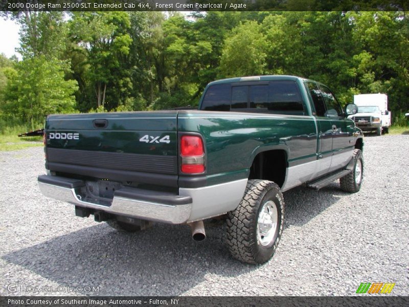 Forest Green Pearlcoat / Agate 2000 Dodge Ram 2500 SLT Extended Cab 4x4