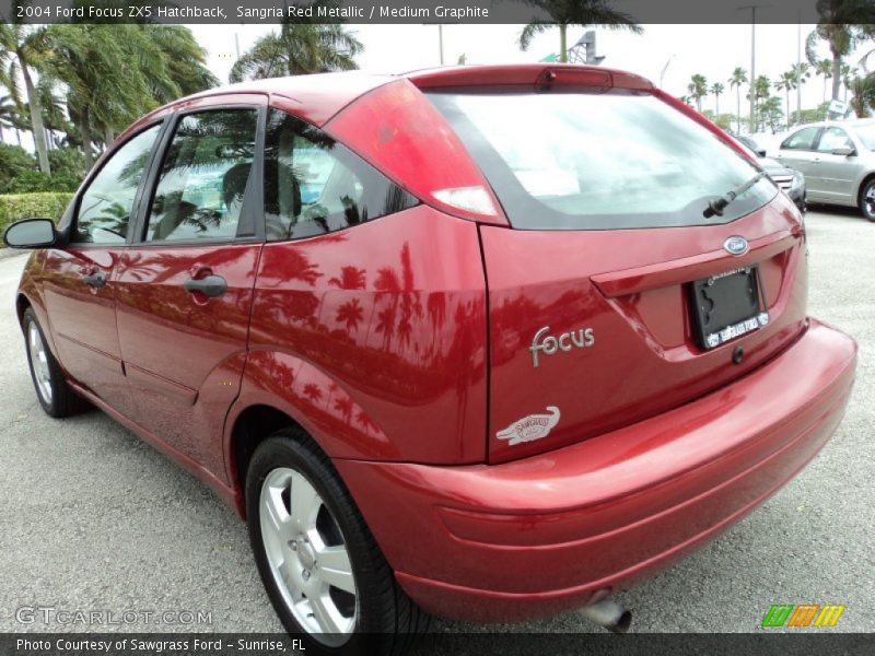 Sangria Red Metallic / Medium Graphite 2004 Ford Focus ZX5 Hatchback