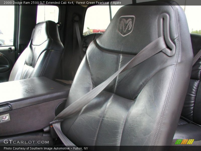 Forest Green Pearlcoat / Agate 2000 Dodge Ram 2500 SLT Extended Cab 4x4